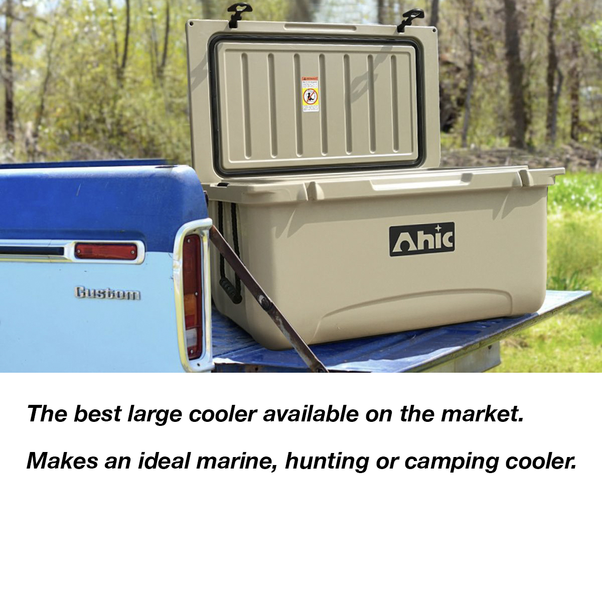 65L Hard Cooler Ice Box Chilly Bin Esky Camping Picnic Fishing 2in1 Thermal  Cont