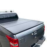 Tri-Fold Hard Tonneau Cover for Mitsubishi Triton MQ MR 2015+ Dual Cab Ute Lid Aluminium 4WD